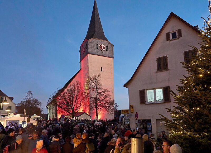 Impressionen vom Weihnachtsmarkt in Kleinsachsenheim.