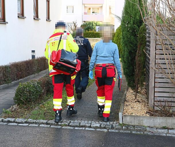 Neben der Polizei und der Feuerwehr war auch der Rettungsdienst im Einsatz. Foto: KS-Images.de/ Rometsch