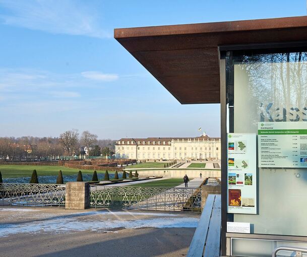 Noch ist der Eintritt ins Blühende Barock kostenlos - die Saison hat noch nicht begonnen.