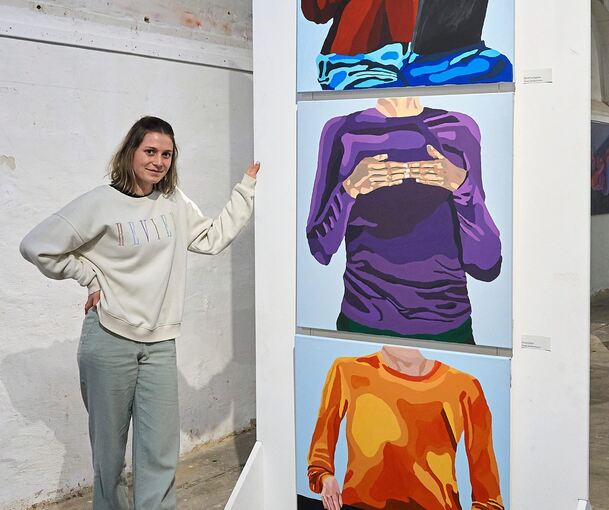 Tessa Geißenhöfer „Sprachausgabe, Aussuchen und Nah“. Foto: Andreas Becker