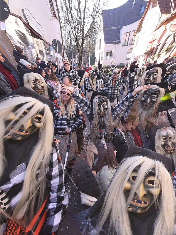 Die Narren zogen durch Gerlingen.