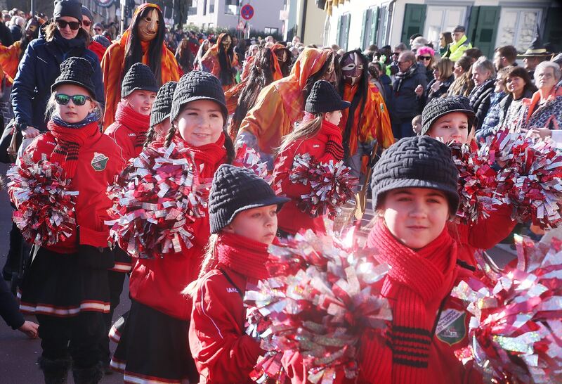 Bunt ging es zu in der Gerlinger Innenstadt.