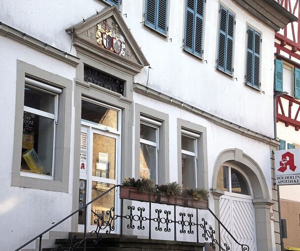 Bald stehen die Räume der Mundelsheimer Hölderlin-Apotheke leer. Foto: Alfred Drossel