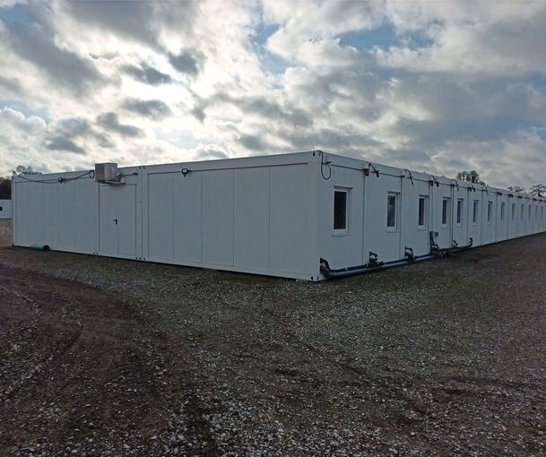 Neu und günstig: Die Stadt Freiberg erwirbt diese Containeranlage vom Landkreis Ammerland in Niedersachsen. Foto: Landkreis Ammerland