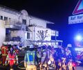 Unzählige Feuerwehrleute waren in der Unglücksnacht im Einsatz.