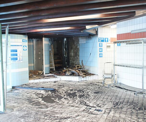 2016 hat es in der Biosauna im Heilbad Hoheneck gebrannt. Damals wurde der Schaden auf 150.000 Euro geschätzt. Archivbild: SWLB/p