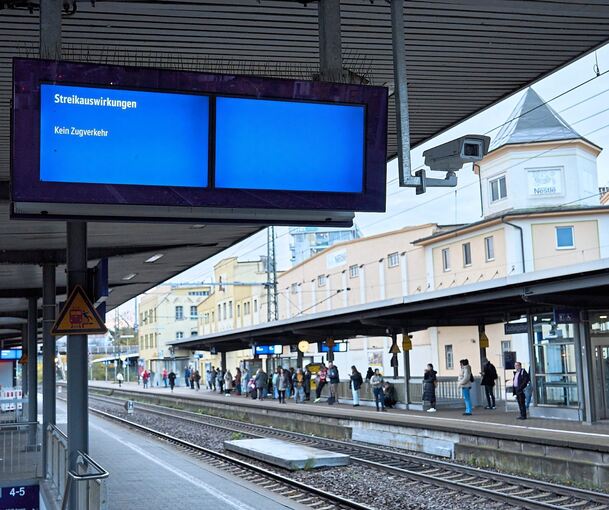 Der Vorfall ereignete sich an Bahnsteig 2 des Ludwigsburger Bahnhofs. Archivfoto: Andreas Becker