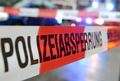 Polizeiabsperrung Polizeiabsperrung