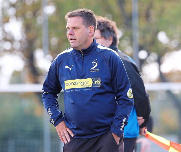 Gibt sich ganz realistisch: SVK-Coach Markus Koch. Foto: Baumann