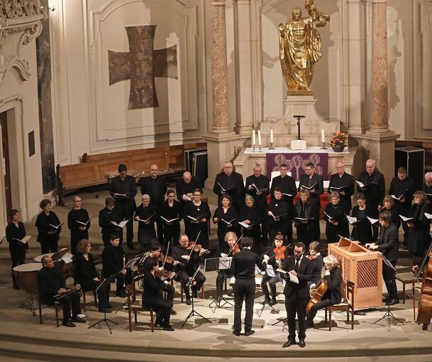 Vielschichtig und ausdrucksvoll: Der „Messias“ in der Friedenskirche. Foto: Ramona Theiss