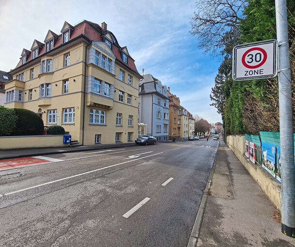 Künftig soll in der Richard-Wagner-Straße nur noch in Richtung West gefahren werden können. Foto: Janna Werner