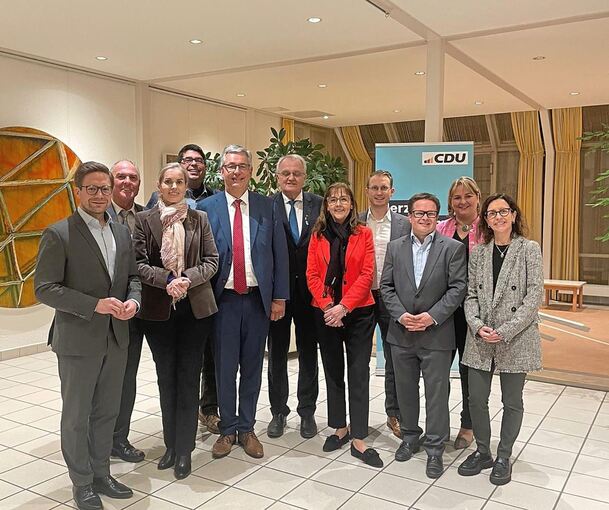 Die Kandidaten der CDU aus dem Kreis Ludwigsburg für die Regionalwahl. Foto: privat