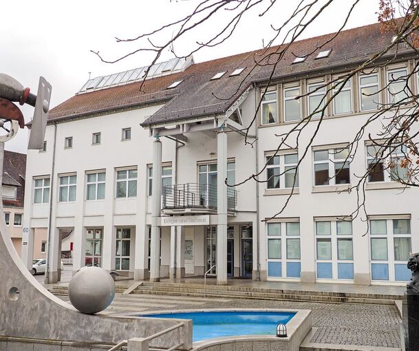 Das Rathaus im Blick: 13 der 14 amtierenden Gemeinderäte treten in Murr wieder zur Wahl an. Archivfoto: Holm Wolschendorf