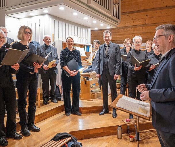 Orgelmusik und Gesang in der Besigheimer Stadtkirche. Foto: Christiana Kunz