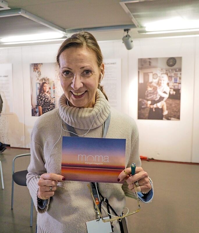 Redakteurin Juliane Hielscher moderierte selbst über Jahre das Morgenmagazin und suchte Gesprächspartner im Publikum.