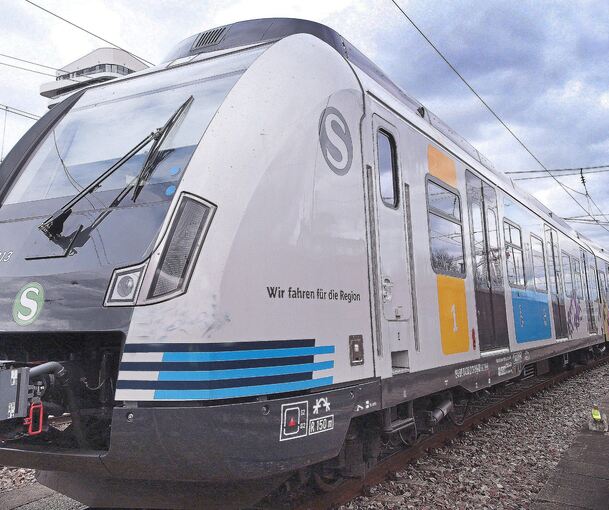 Zwei der Stuttgarter S-Bahnen wurden am Ludwigsburger Bahnhof besprüht. (Symbolbild)