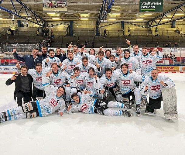 Die Bietigheimer U20 bejubelt den Halbfinal-Einzug. Foto: privat