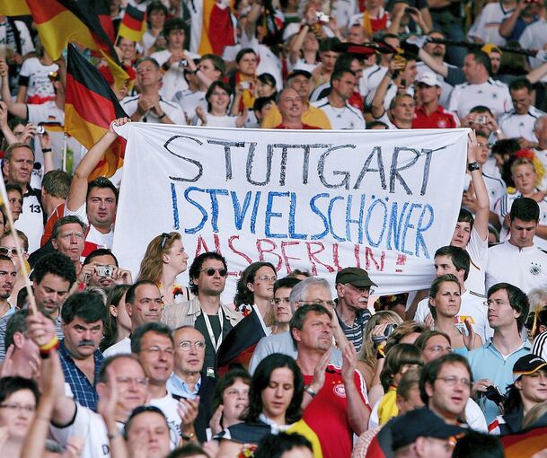 In wenigen Wochen soll in Stuttgart wieder so gefeiert werden wie bei der Weltmeisterschaft 2006. Foto: Baumann