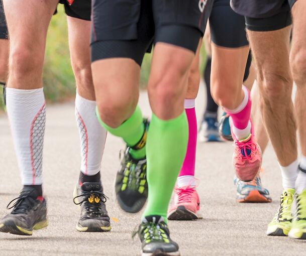Beim Park-Run sind gehen nicht nur Läufer sondern auch Walker an den Start.