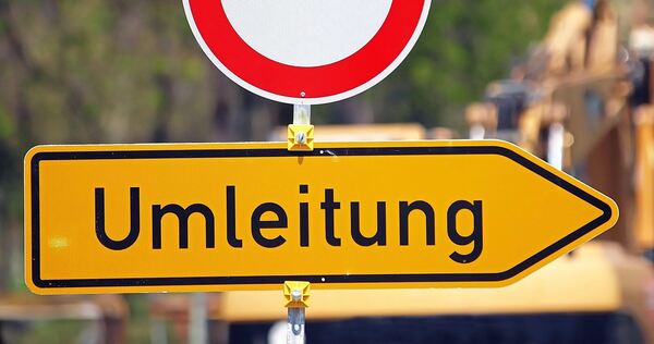 Eine Umleitung gibt es zwischen Besigheim und Ottmarsheim.