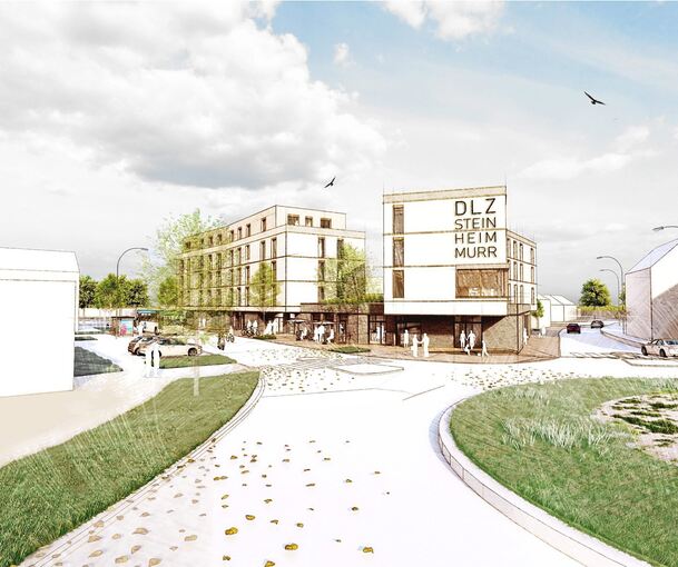 Die Bietigheimer Wohnbau möchte noch dieses Jahr mit dem Bau auf dem Schnaidt-Areal beginnen. Visualisierung: Bietigheimer Wohnbau