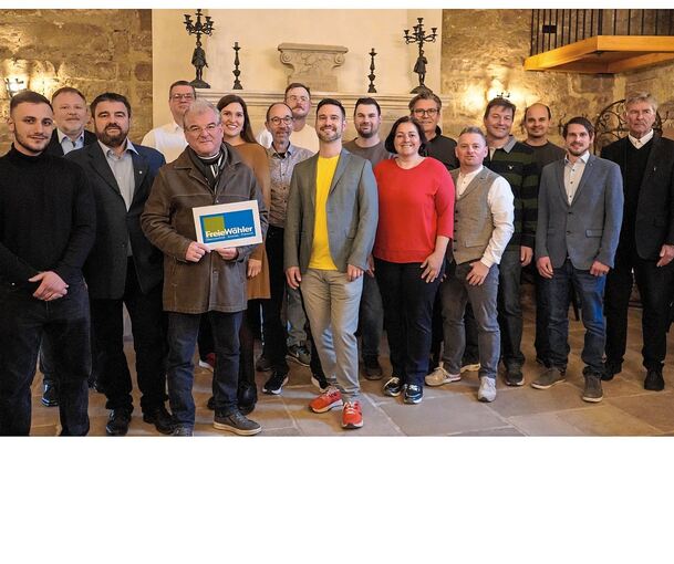 Die Gemeinderatskandidaten der Freien Wähler.