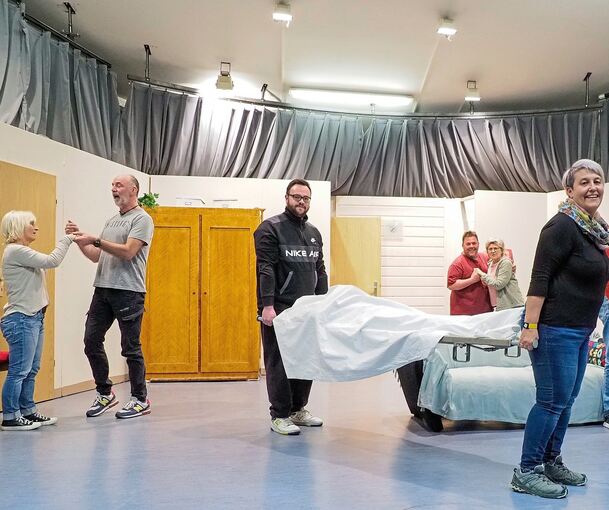 Fleißig geprobt wurde in den vergangenen Wochen in der Turn- und Festhalle.