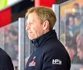Steelers-Trainerlegende: Kevin Gaudet an der Bande der Hannover Scorpions.