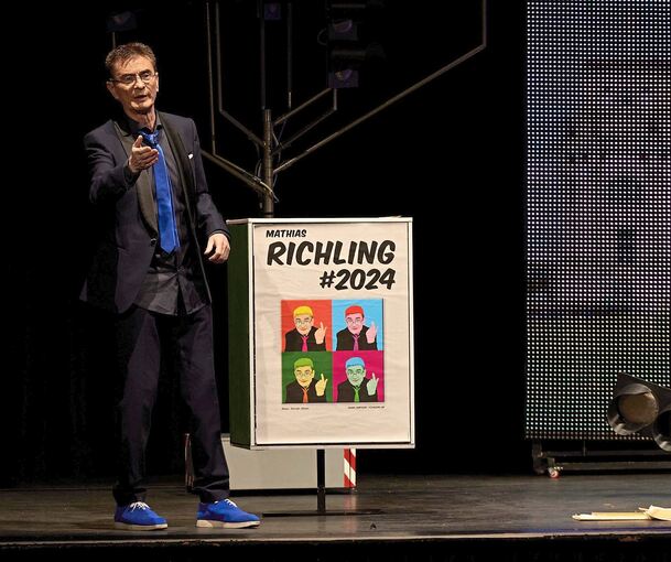 Geht im Scala wie gewohnt in die Vollen: Mathias Richling rechnet mit der Politik ab.