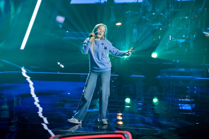 Anna aus Ludwigsburg hat es geschafft: Sie darf bei der Sat.1-Castingshow „The Voice Kids“ mitmachen. Foto: @Seven.One / Claudius Pflug/p