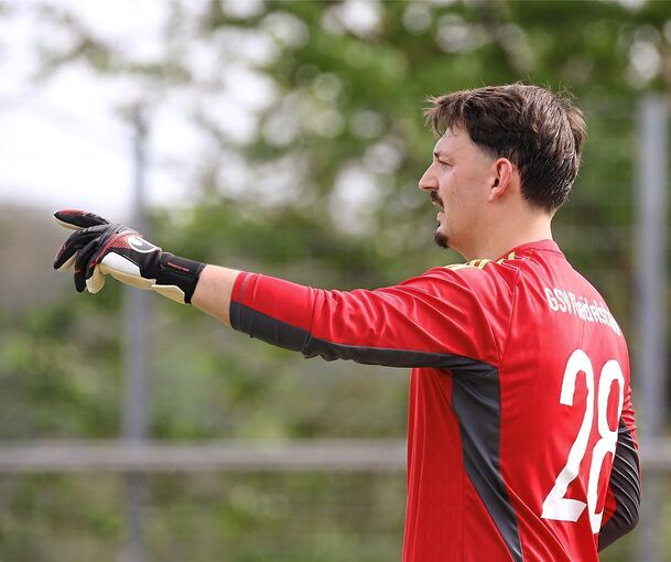 Routine für das Pleidelsheimer Tor: Keeper Henning Bortel.