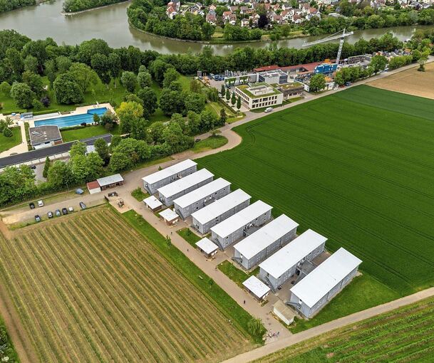 Die Flüchtlingsunterkunft im Wasen in Besigheim soll - laut Grundsatzbeschluss des Gemeinderats von Juli 2023 - erweitert werden.