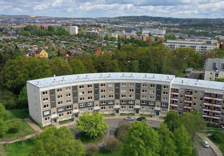 Plattenbau in Gera Plattenbau in Gera