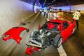 Verkehrsunfall mit Ferrari im Engelbergtunnel Verkehrsunfall mit Ferrari im Engelbergtunnel