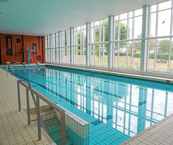 Das Hermann-Zanker-Bad in Marbach ist wegen technischer Mängel aktuell geschlossen.