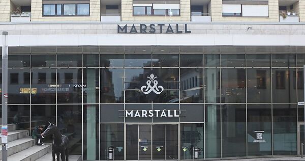 Das Marstallcenter ist am Samstag geräumt worden. Das Marstallcenter ist am Samstag geräumt worden.