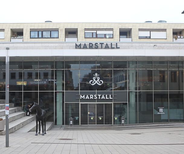 Wurde am Dienstag geräumt: Das Marstall-Center.