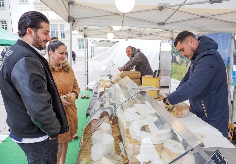 Käse aus Frankreich in dieser großen Vielfalt ist selten zu finden.