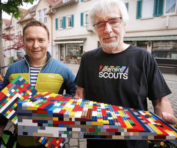 Thomas Vogel (rechts) von der Amsel und Michael Ungar. .