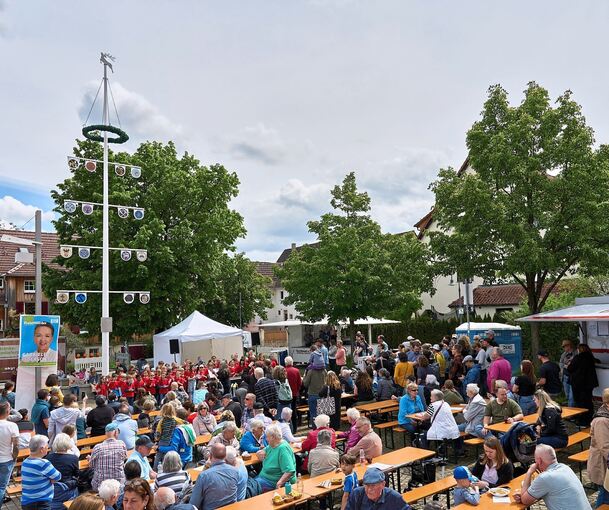 Das Wettemarktfest in Oßweil hat Tradition und zieht zahlreiche Menschen an.
