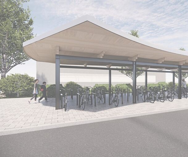 In Marbach soll eine Fahrradabstellanlage erstellt werden.  Foto: Forschungsprojekt 210