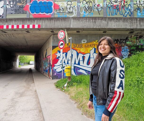 Diese Unterführung der A81 bei Asperg ist Mariella Castiglia Ramirez’ Vorbild. Foto: Holm Wolschendorf