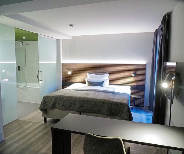 Die Zimmer des Schlosshotels sind modernisiert worden.