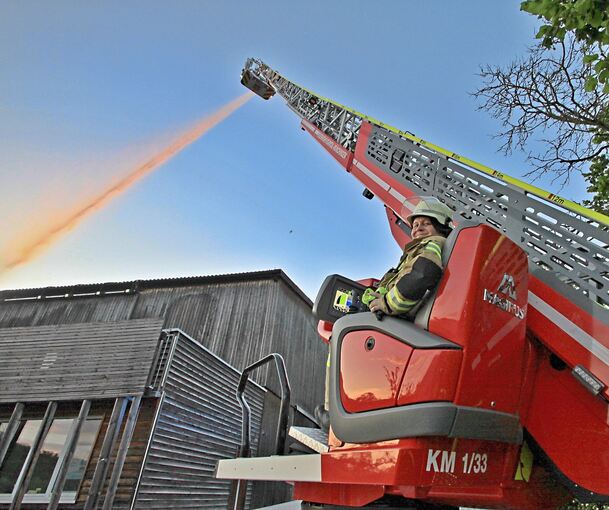 „Wasser marsch!“ konnte es zuguterletzt am Korntaler Schulbauernhof heißen.