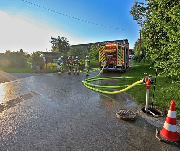 Die Wasserversorgung steht – sprichwörtlich.