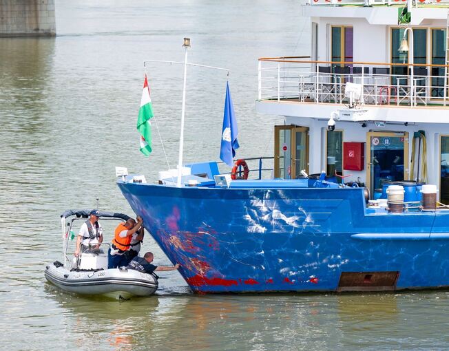 Schiffsunfall auf der Donau