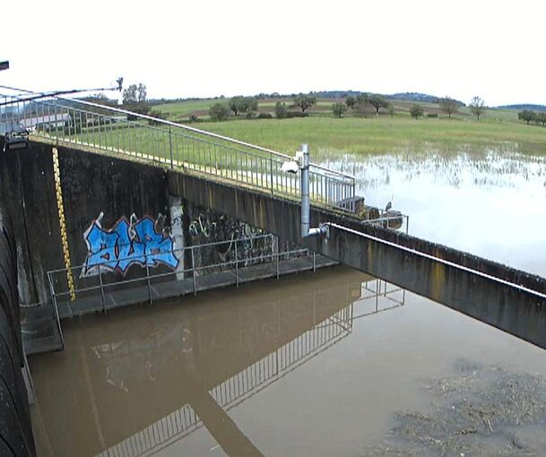 Das Rückhaltebecken am Stockbrunnen bei Großbottwar verhinderte in der Vergangenheit schon Schlimmeres.
