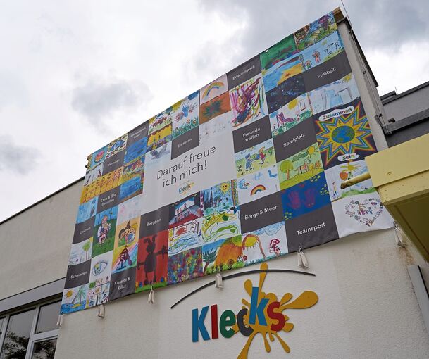 Die Öffnungszeiten im Kinderhaus Klecks sind eingeschränkt.