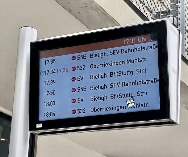 So, wie sie angekündigt waren, kamen die Ersatzbusse in den vergangenen Tagen nicht unbedingt.