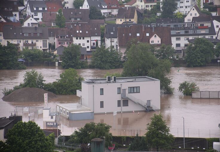 Land unter herrschte auch in Benningen.